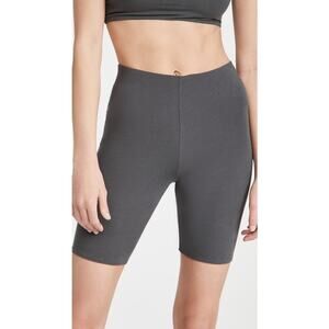 NWT‎ Skin Organics Pima Cotton Aphrodite Reversible Bike Shorts Green / Gray XS